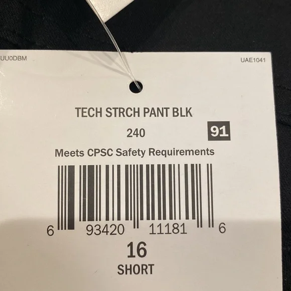 NWT Womens Falls Creek black tech stretch pant low rise bootcut ankle plus size - Picture 7 of 8